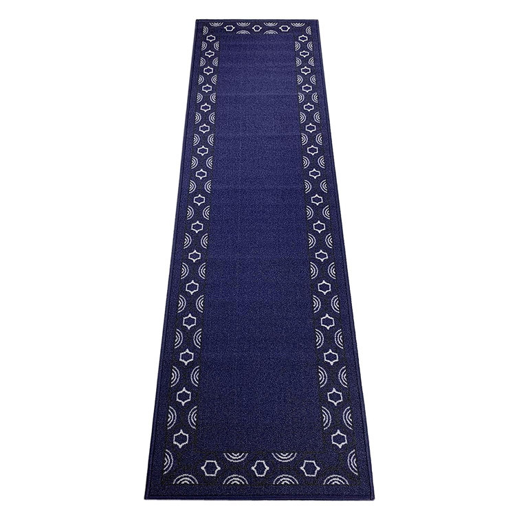 Winston Porter Trellis Bordered Slip Resistant Low Pile Runner Rug